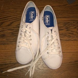 White orthopedic Keds.